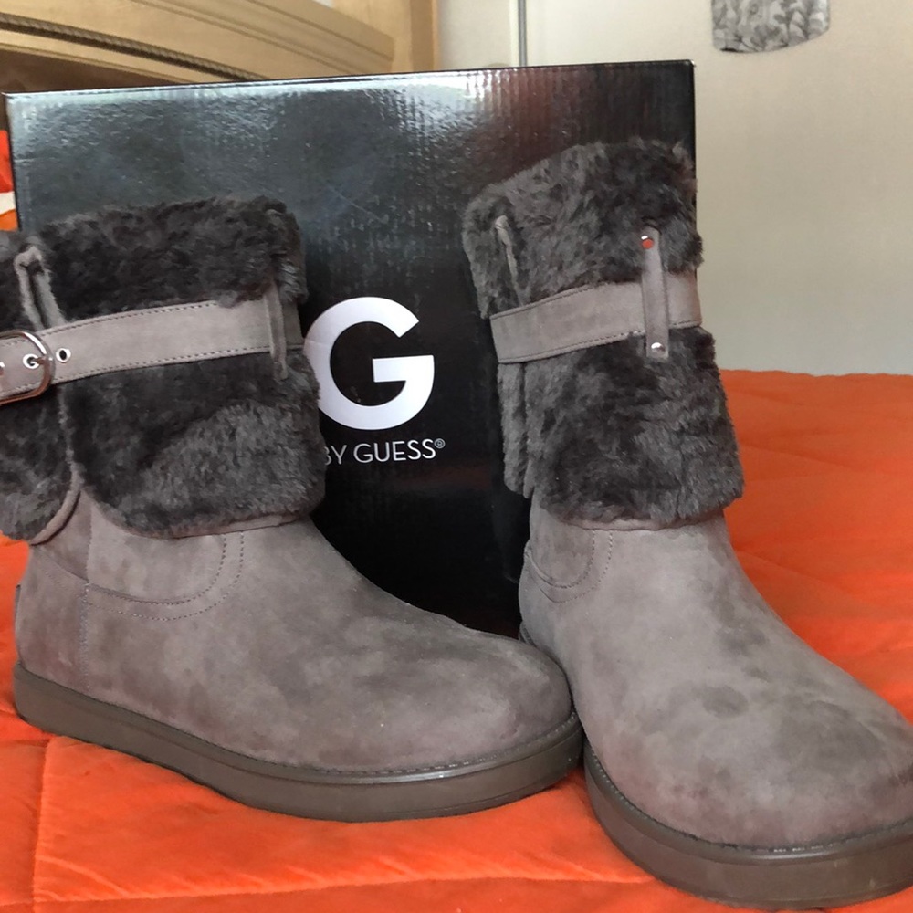 G by Guess grey boots